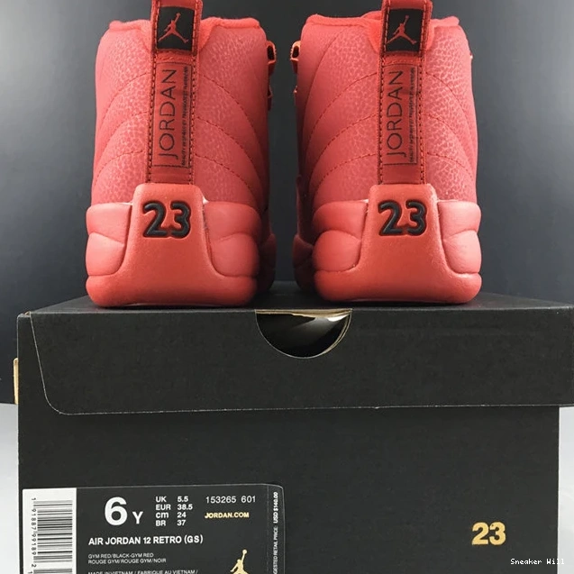 Red Jordan 153265 601 12 WellDesigned Retro Gym 1132 0601